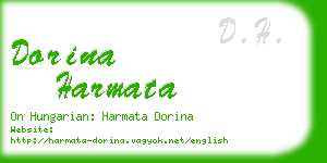 dorina harmata business card